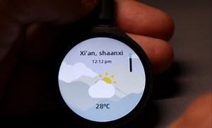 Javascript写的智能手表页面-指针时钟、天气、计时秒表、指南针