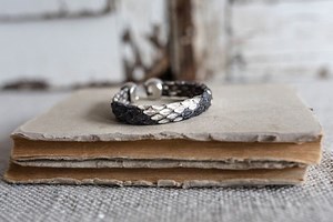 Mens Bracelets, Real Python Skin Bracelet, Snake Leather Bracelet, Genuine Snakeskin Bracelet, Anniversary Gifts - Jewelry for Him, - Etsy