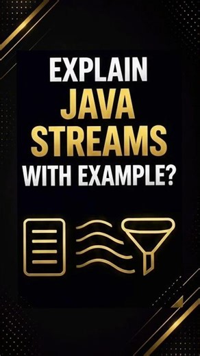 Java Streams Explained with Example | Stream API in Java #shorts