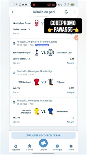 Pronostic foot aujourd'hui - pronostic foot du jour- coupon du jour #football #1xbet