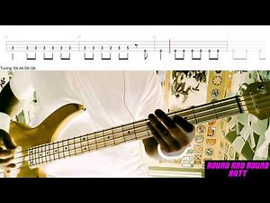 Round And Round by Ratt - Bass Cover with Tabs Play-Along