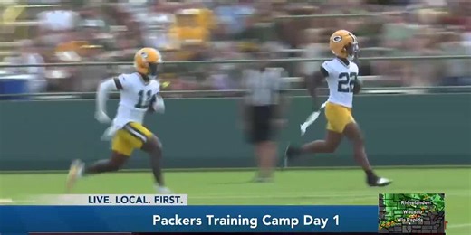 Matthew Golden makes training camp debut in Green Bay