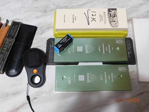 Honing Vlog: Nano Hones Diamond Plates & Shapton Pro 12K!