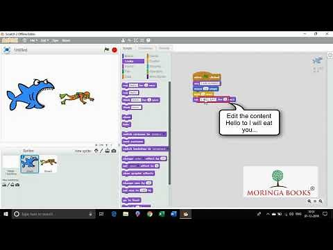 Scratch - How to Work with two sprites on to the Stage in Scratch in Windows 10