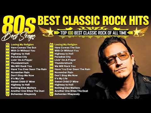 U2, Metallica, Queen, Nirvana, Guns N Roses, Bon Jovi, ACDC 🔥 Best Classic Rock Songs 70s 80s 90s