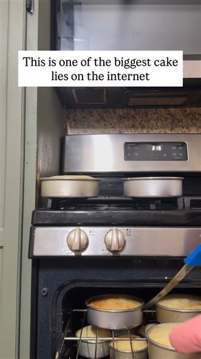 Julie Fradella on Instagram: "Turns out. That devil is a lie 😂😂😂😂😂😂 Some “cake rules” exist because beginners needed guardrails… not because they’re universal laws. Opening the oven doesn’t automatically ruin a cake. Moving pans doesn’t automatically make them sink. What does cause problems is when your cake tastes like cornbread 😂😂😂😂😂😂 comment WHITE for the link to PURCHASE mine. Too good to be free but it’s def on sale this week. Technique matters more than fear. Stop baking scared