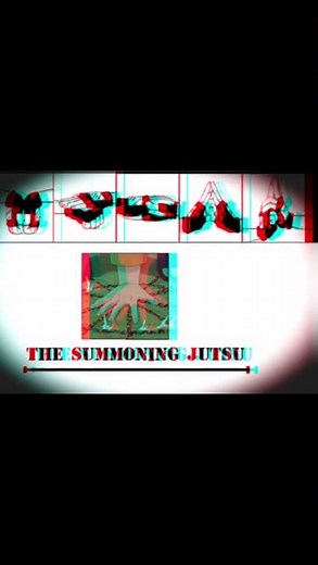Summoning jutsu hand sign 😈🔥