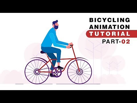 Character Cycling, Bicycle Animation - After Effects Tutorial | Part 02 of Part 02