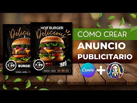 Cómo crear anuncio publicitario con INTELIGENCIA ARTIFICIAL EN canva.