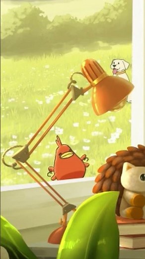 It's just Emma and her a dog... and their friend BIRDIE!!