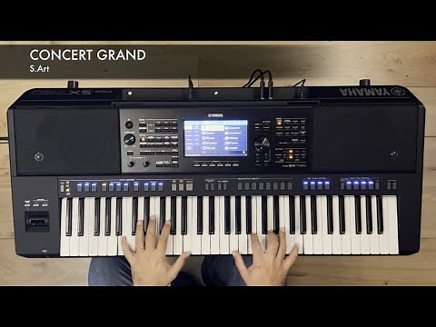 Yamaha PSR SX 720 - All Piano/Keyboard Sounds - Super Articulation
