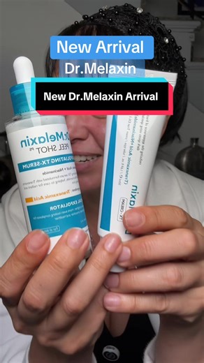 New Arrival duo to help reducing the appearance of dark spots, hyper pigmentation, and melasma @Dr.Melaxin Global #drmelaxin #drmelaxinnewarrivals #exfoliatingtxserum #tranexamicacid #tiktokshopcreatorpicks