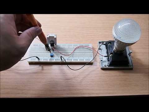 The simplest led dimmer circuit diagram