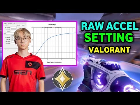 TenZ Raw Accel Settings in Valorant 2024 || raw accel settings for valorant