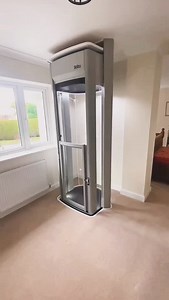Our Stiltz Duo home lift will integrate seamlessly with your home, without the extensive building work associated with conventional lifts. Our lifts adapt to your home, not the other way around. 01000307719 / 0100 6600988 #eltounyelevatorscompany #homelifts | Eltouny Elevators Company