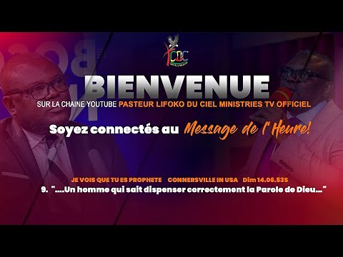 ENTRE LES LIGNES DU 14/08/2022 AVEC LE PASTEUR LIFOKO DU CIEL | LYS TAB LUBUMBASHI