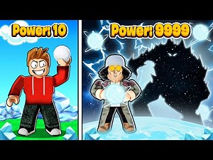 ROBLOX CHOP UNLOCKS ICE POWERS IN ELEMENTAL TYCOON