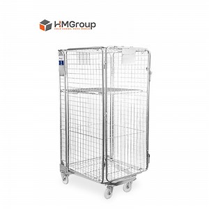 [Hot Item] Customized Galvanized Cargo Storage Industrial Durable Metal Retail Roll Cage