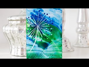 Encaustic - abstrakte Pusteblume