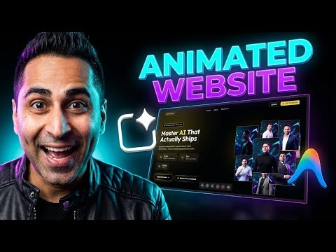 AntiGravity Built a $5000 Beautiful 3D ANIMATED Website in Mins!