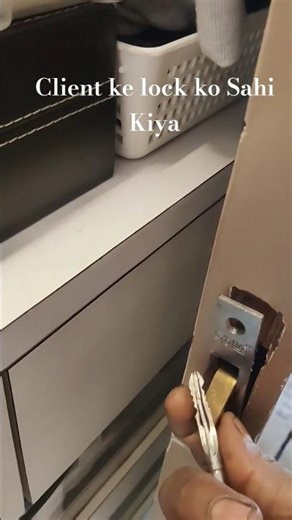 sliding door lock #interior wordrobe secret locker #lockdown #lock