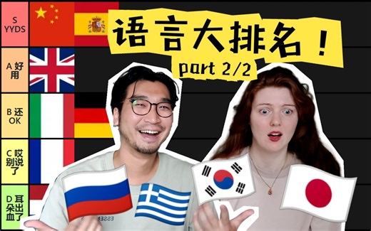 很主观的语言大排名 Language Tier List ! Part 2/2