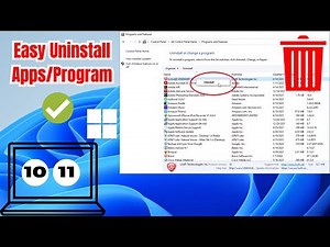 How to Uninstall Apps and Programs (Windows 10/11)