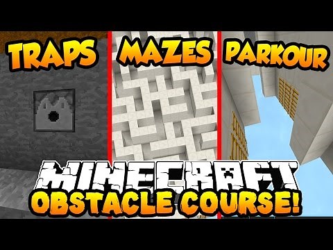 Minecraft OBSTACLE COURSE PARKOUR! (Traps, Mazes & More!) with PrestonPlayz