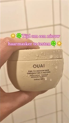 Dit LUXE OUAI HAARMASKER is nu aan de beurt👀 #haarmasker #haarroutine