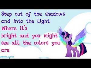 My Little Pony [Rainbow Roadtrip] - 'Living In Color' - Lyrics