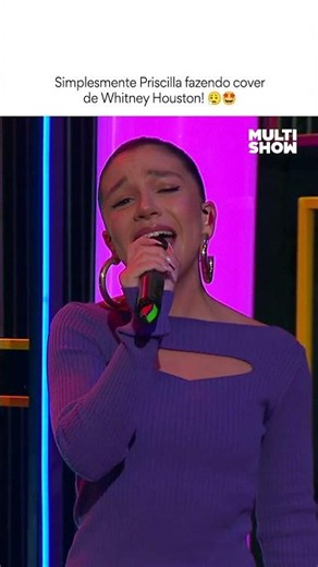Priscilla Alcântara singing 'I WILL ALWAYS LOVE YOU' | TVZ Live | Multishow | #shorts