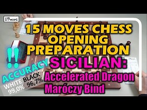 Sicilian Accelerated Dragon Maróczy Bind Explained | 15 Moves Chess Opening Preparation