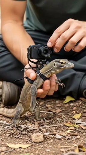 POV: Camera Mounted on a Komodo Dragon Exploring Its Underground Nest | Real Wildlife Documentary