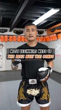 Most beginners mess up this basic Muay Thai combo #muaythai #mma #martialarts #fightsports
