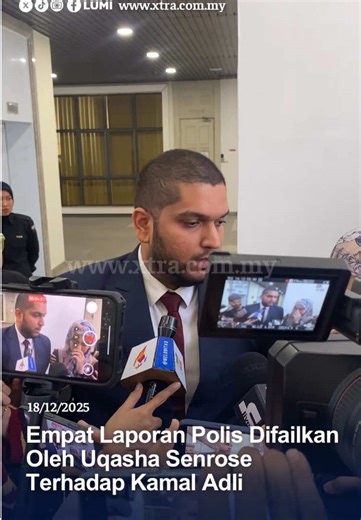 Uqasha Senrose telah memfailkan empat laporan polis terharap Kamal Adli berikutan didakwa berlakunya kekarasan dalam rumah tangga mereka. #fyp #xtra #kamaladli #uqashasenrose #cerai