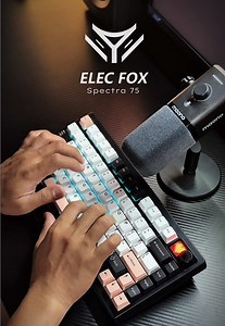 Elecfox Spectra 75: 75% Compact Mechanical Keyboard