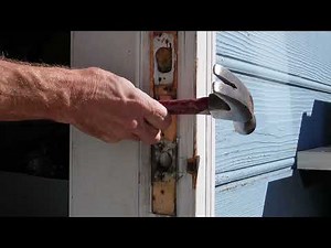 Door Repair-Part 1-Strike Plate