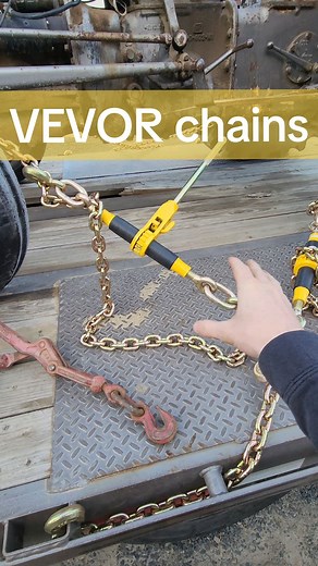 I use a lot of chains and these chains and binders are great quality at an affordable price. Well done! #vevor #hauling #trailers #hotshottrucking #hotshot #trucktok #tractortok #mechanictok #mechanicsoftiktok