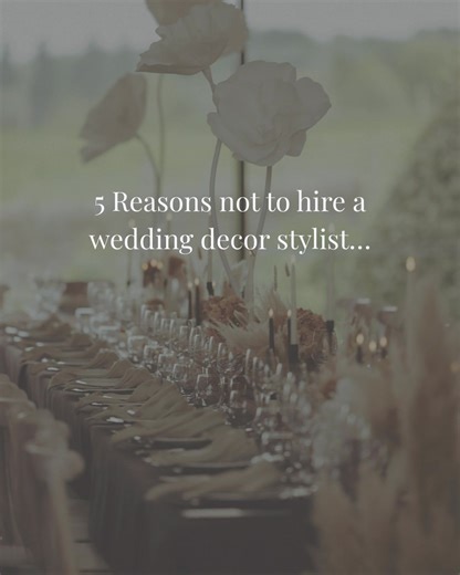 Pinterest gives inspiration - A wedding stylist gives execution. ✨ Anyone can save pretty photos — but bringing a vision to life takes planning, sourcing, styling, and seamless setup on the day. 🤍 If you want a wedding that looks as good as it feels and comes together stress free - let’s connect 🫶🏼