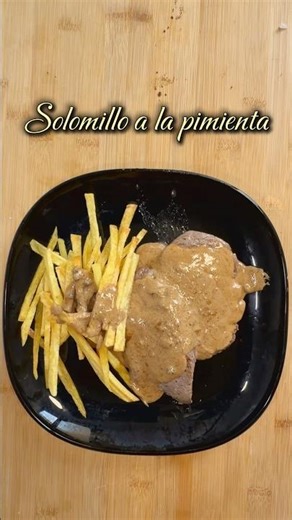 Solomillo a la Pimienta. Aprende a cocinar que ya estas mayorcito. #parati #cocina #recetas #cooking