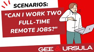 3 comments | On today's Scenario with Gee and Ursula, can this person work two full-time remote jobs at competing companies? Chef says absolutely. Ursula says absolutely NOT. Weigh in with us in the comments! | KIRO Newsradio 97.3 FM | Facebook