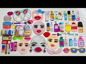 ❄️Paper Diy❄️ Roblox Baddies Skincare + Makeup Challenge 👄 ASMR 💅 Paper Craft | Tay circle