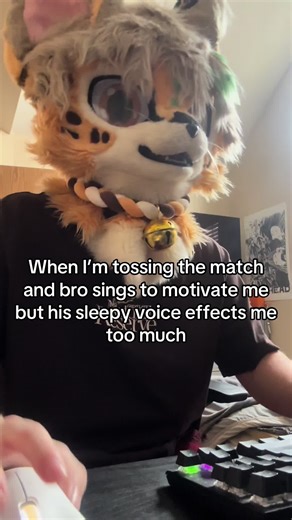 He just sounds so alpha 😻🐺 #fursuit #fursuiter #furry #furrytiktok #fyp