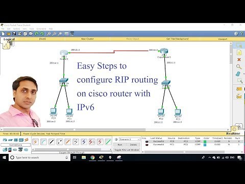 Configuring RIP on IPv6 || RIP with IPv6 || IPv6 Routing