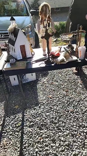 What is an Automaton? This is a vintage 1940's - 1950's Mechanical Doll that Walks around at night! #resellercommunity #resellerlife #vintagereseller #thriftfinds #reseller #ebay #ebayseller #eBayStore #ebayshop #supportsmallbusinessowners #shoplocal #entrepreneur #fleamarket #fleamarketfinds #vintagefinds #yardsale #garagesale #haul #thrifting #hustle #hustlers #thriftshop #goodwill #treasure #fun #vintage #antiques #sidehustle #haunted #creepy #creepydoll #haunteddolls | Kings of eBay