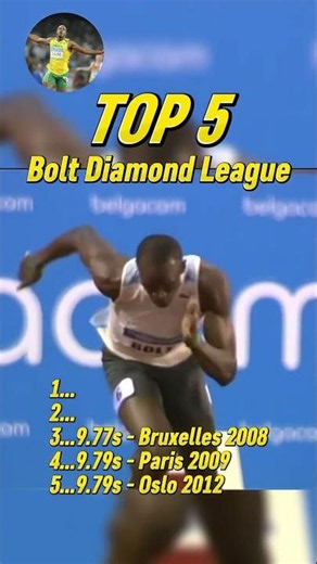 Top 5 Fastest Usain Bolt 100m races in Diamond League History!