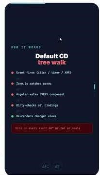 You've been using CD wrong Change Detection is killing your app speed #javascriptdev #javascript