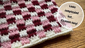 This crochet stitch might replace your favorite blanket pattern