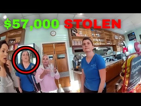 Waitress's $57K Embezzlement Bust: Tense Interrogation Revealed