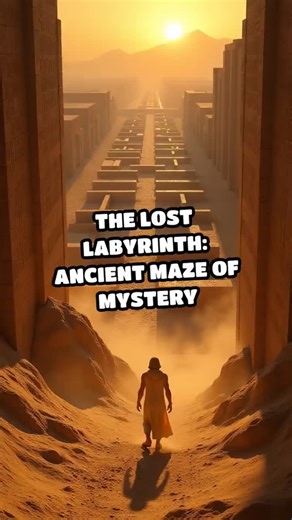 Timelinejunkie on Instagram: "Unveil the secrets of a forgotten labyrinth buried beneath the sands. Explore the marvels of ancient engineering! #history #mystery #maze #ancientwonders #architecture"